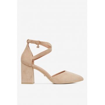 Pantofi  Textil - Bej -