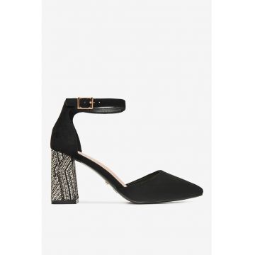Pantofi  Textil - Negru -
