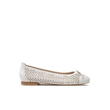 Balerini  303662059 - Piele naturala - Alb