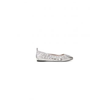 Balerini  304918681 - Piele naturala - Argintiu
