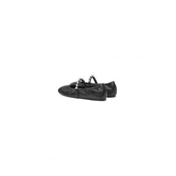 Balerini  305127556 - Piele naturala - Negru