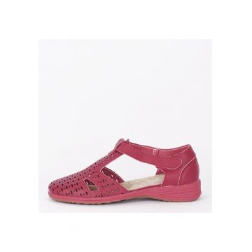 Balerini rosii din piele naturala 5112 M3 17702