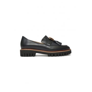 Loafers D04958-DIAN-002 Negru -  Piele lacuita