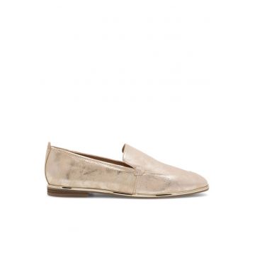 Mocasini dama -  369608 - Piele intoarsa - Auriu