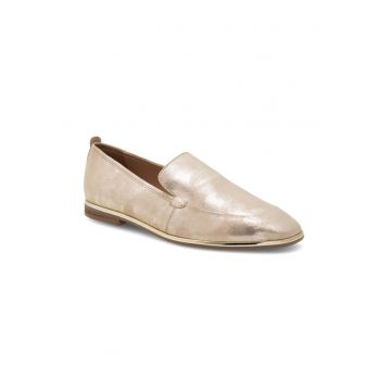 Mocasini dama -  369608 - Piele intoarsa - Auriu