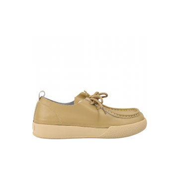 Pantofi casual - dama -  T23089 bej - piele naturala