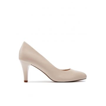 Pantofi dama -  303662462405 - Piele naturala - Ecru