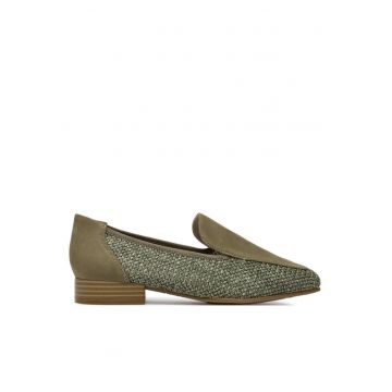 Pantofi dama  303663018 - Piele intoarsa/Sintetic/Textil - Verde