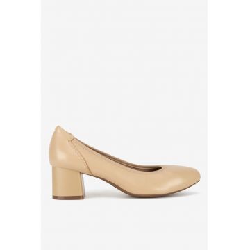 Pantofi dama  5903419919169 - Piele naturala - Bej