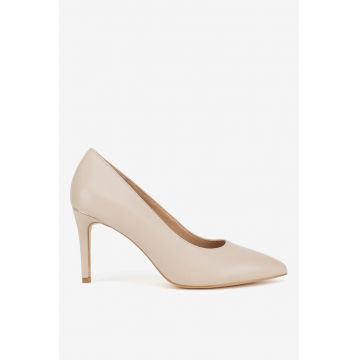 Pantofi dama  5903698169682 - Piele naturala - Bej