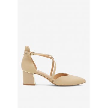 Pantofi dama  5905588301042 - Piele naturala - Bej