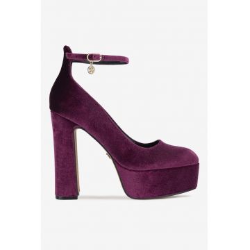 Pantofi dama  5905588931416 - Textil - Violet