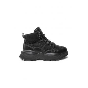 Pantofi dama -  80167 - Piele naturala - Negru