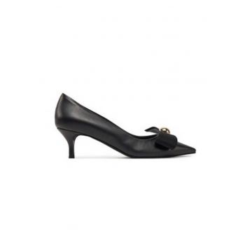 Pantofi dama -  Stiletto - negru - piele naturala -