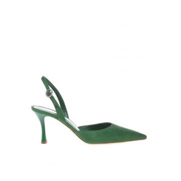 Pantofi de piel eintoarsa cu toc clasic
