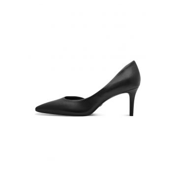 Pantofi de piele ecologica cu varf ascutit