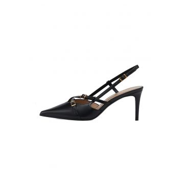 Pantofi din piele cu barete multiple
