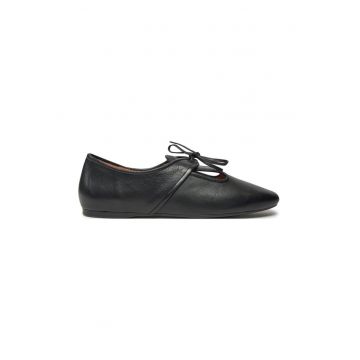 Pantofi Parpar Negru -  Piele lacuita