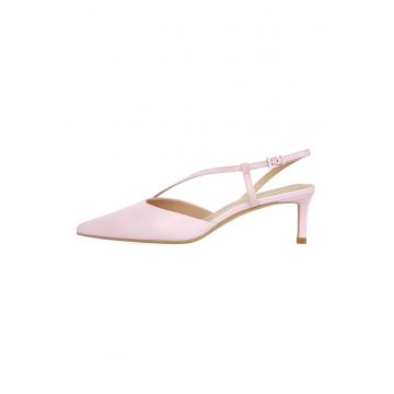 Pantofi slingback de piele