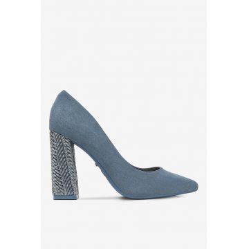 Pantofi textil albastri