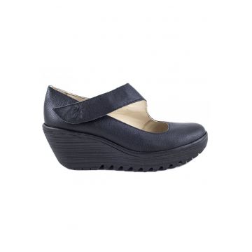 Pantofi Yasi -  Femei - Piele Naturala - Negru