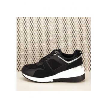 Sneakers negru High-Top Crina M4 8901