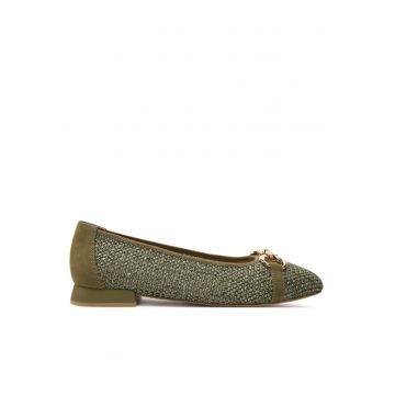 Balerini  303662639 - Piele naturala - Verde