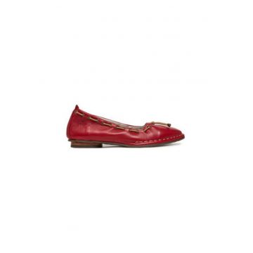 Balerini  BAPI2647FLY - Piele naturala - Rosu
