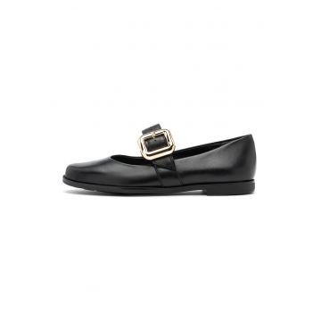 Balerini Mary Jane de piele