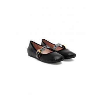 Balerini  S15 19 01 01 847 - Piele naturala - 39 EU - Negru