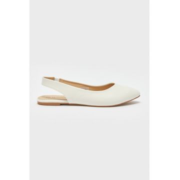 Balerini slingback din piele ecologica