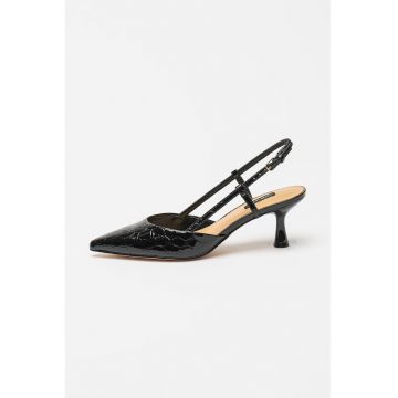 Pantofi cu bareta slingback si varf ascutit Rhonda