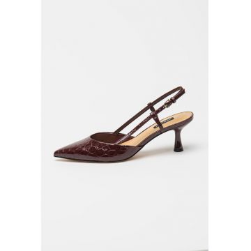 Pantofi cu bareta slingback si varf ascutit Rhonda