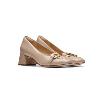 Pantofi dama  26181319 - Piele naturala - Bej