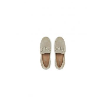 Pantofi dama  304671647 - Piele naturala - Gri