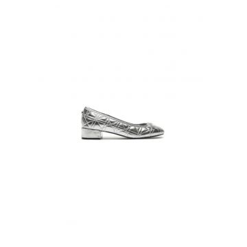 Pantofi dama  304679094 - Piele naturala - Argintiu