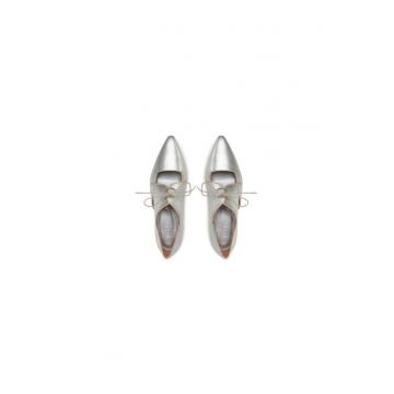 Pantofi dama  305055262 - Piele naturala - Argintiu