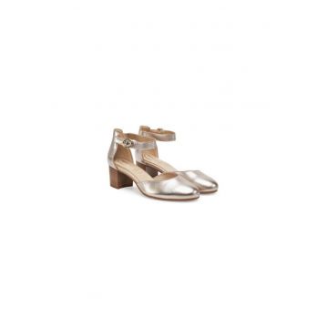 Pantofi dama  305188212 - Piele naturala - Auriu