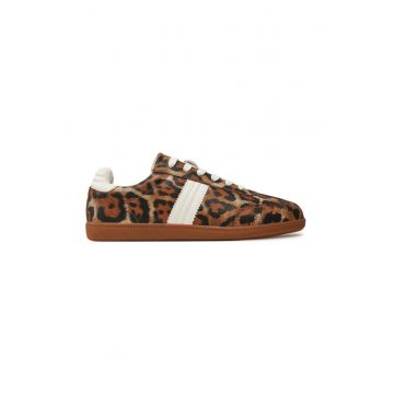 Pantofi dama -  84810 - Piele ecologica - Maro