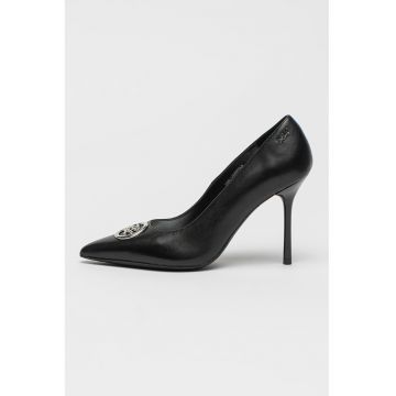 Pantofi de piele cu toc