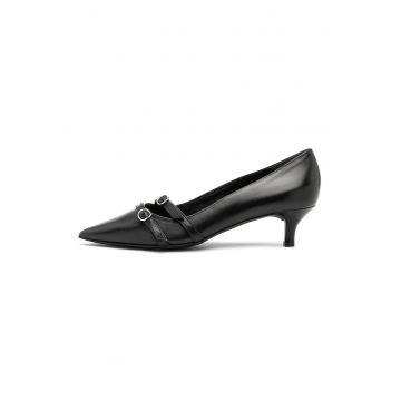 Pantofi de piele cu varf ascutit Sarah