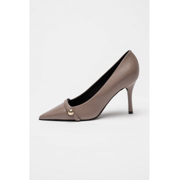 Pantofi de piele cu varf ascutit Sfera Decollete