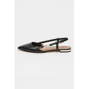 Pantofi de piele cu varf ascutit
