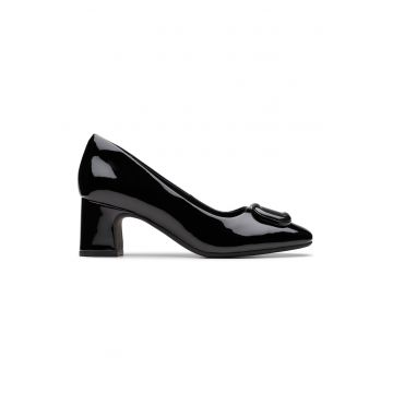 Pantofi de piele cu varf patrat Fernie