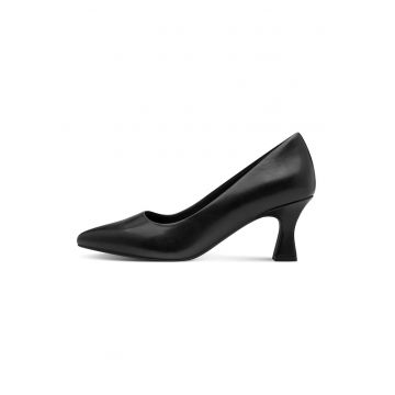 Pantofi de piele ecologica cu varf ascutit