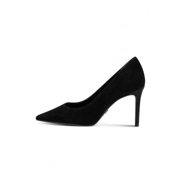 Pantofi din piele cu varf ascutit
