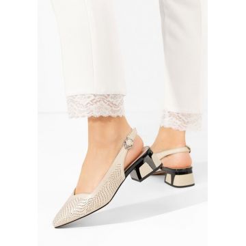 Pantofi slingback Rahela bej