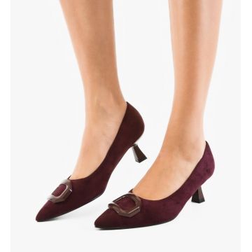 Pantofi stiletto dama Lyda Mov