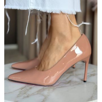 Pantofi stiletto dama Neybar Nude