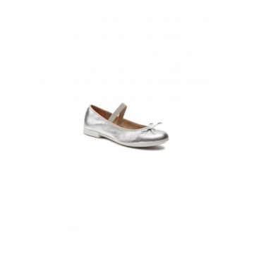 Balerini  303480868 - Piele naturala - Argintiu